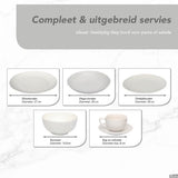 Luzzo® Serviesset met - delig - Wit