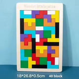 - Tangram - Houten speelgoed - 3 - Educatief - Vanaf 3 Jaar