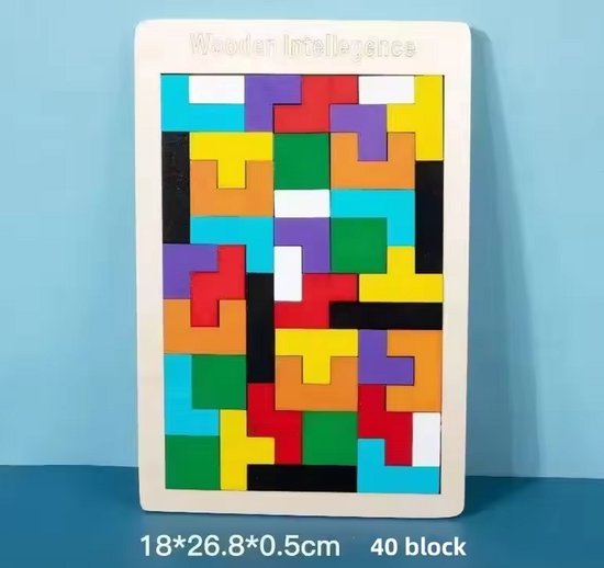 - Tangram - Houten speelgoed - 3 - Educatief - Vanaf 3 Jaar