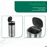 Luzzo® Square Sensor prullenbak met Ozon Filter 30 liter