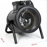 Feistos® Straalkachel Bouwkachel Ikarus 3000 | 3000W - 220V