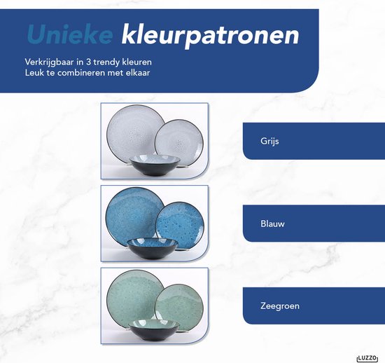 Serviesset 6 persoons Luzzo® 18