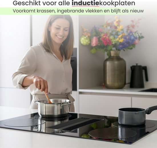 MoreCore Inductie Beschermer - Inductie Mat - Inductie Afdekplaat - Onderzetters Pannen - stuks