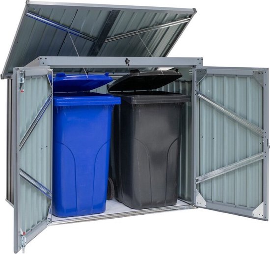 Westmann Containerombouw ISBS-T2D - Afvalbak opslag kliko ombouw voor 2 containers