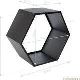 Westmann HaardHout Brandhoutrek WMLG789 - Houtopslag binnen - Zwart