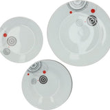 Secret de Gourmet Serviesset Cirkels - 6 persoons Servies Porselein 18-delig