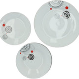 Secret de Gourmet Serviesset Cirkels - 6 persoons Servies Porselein 18-delig