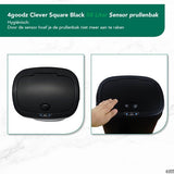 Clever Square sensor prullenbak - liter
