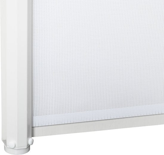 4goodz Uitschuifbaar Traphek 115x82,5 cm voor Huisdieren - Wit