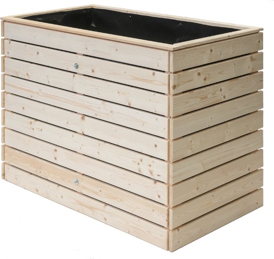 Westmann Houten Verhoogde Plantenbak Moestuin Asket L - 130x70x90cm