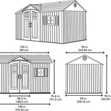 Lifetime - LG60223 - Tuinhuis - Tuinschuur - 239 x 244 x 381 cm