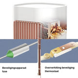 Heater - verwarming - ventilatorkachel - heaters elektrisch voor binnen - luchtverwarmer - Mini Airconditioner Ventilator Draagbare Ruimteverwarming En Koeling 1300W