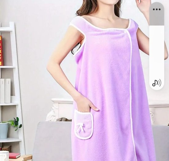 Sasemy® - Draagbare badhanddoek roze 140 x 80 cm – Wearable towel - Saunakilt - 2-in-1 Badjas en-of Handdoek – Sauna handdoek – Badjas voor vrouwen – Omslag baddoek – Handdoek jurk – Zwembad handdoek.