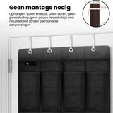 Schoenenzak voor aan de deur - 24 vakken – Schoenen organizer - Hangende schoenen organizer - Schoenen Opbergsysteem - Ruimtebesparend - Zwart