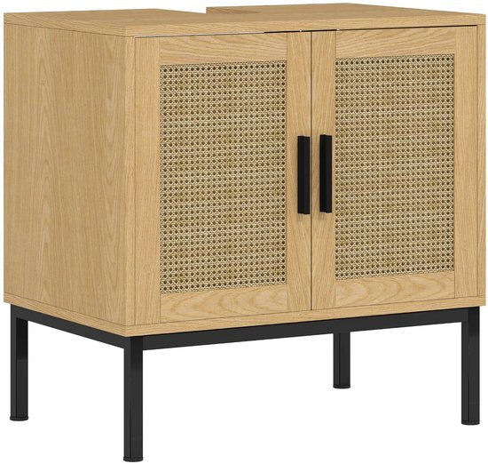 Wastafelonderkast met Uitsparing Boho-design - 60 cm hoog