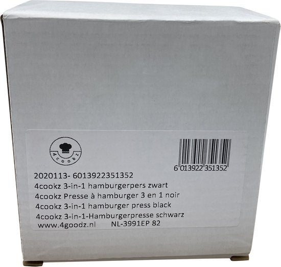 4cookz® 2-in-1 Hamburgerpers - Hamburgers pers