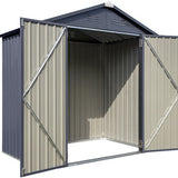 Spacemaker Gereedschapsschuur Metaal - 119x183x196 cm -Grijs