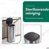 Luzzo® Square Sensor prullenbak met Ozon Filter 30 liter
