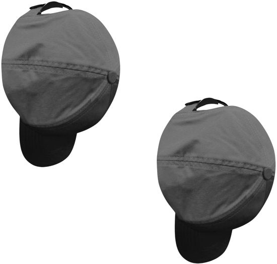 Petjeshouder - 10 Stuks - Zwart - Petjeshouder - Hoeden Opberger - Pettenrek - Petten Houder - Cap Rack