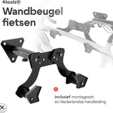 4toolz® Fiets Ophangbeugel Diepte Verstelbaar - Wandbeugel voor fiets