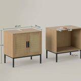 Wastafelonderkast met Uitsparing Boho-design - 60 cm hoog