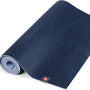 Manduka eKO XL - Yoga Mat - 200 cm x 61 cm, 0,5 cm dik -Extra lang - Donker Blauw - Yogamat is 1 mm dikker dan de eKOlite yoga mat en zorgt hiermee voor meer veerkracht en extra comfort - Meest duurzame natuurrubber yogamat op de markt