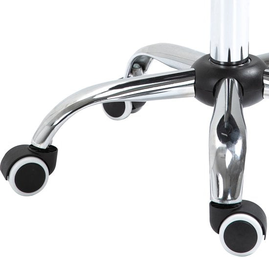 Ergonomische Zadelkruk Kunstleer Amazonekruk in Hoogte Verstelbaar 49-61 cm - Zwart