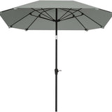Parasol 233cm Vierkant Kantelbaar - Aluminium buis, Glasvezel