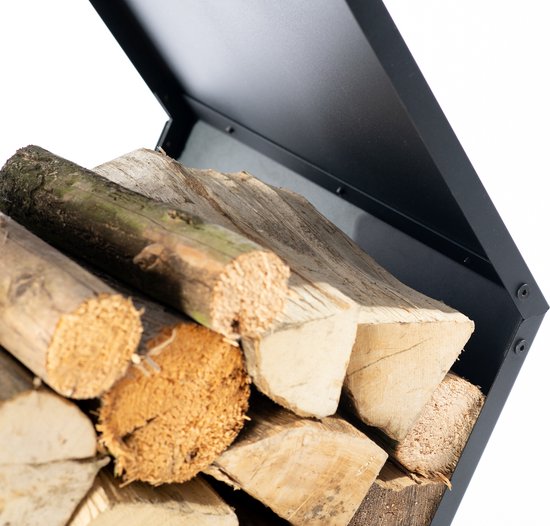 Westmann HaardHout Brandhoutrek WMLG789 - Houtopslag binnen - Zwart