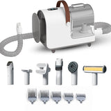 Carewat 6-in-1 Huisdier Stofzuiger en Trimmer Set – Professionele Hondentondeuse met Stofzuiger – Trimset Hond en Kat – Stil, Krachtig en Hygiënisch