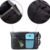 Handtas organizer - Bag in Bag - 11 ruime vakken - Zwart - 29 x 9 x 17 cm - Tasorganizer