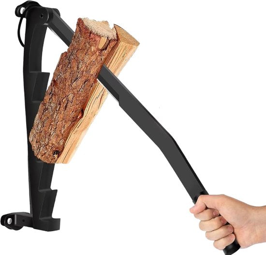 Houtklover - Zwart - Houtsplitter - Houtsplijter - Houtkliever - Openhaard Hout