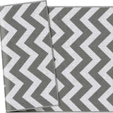 4goodz Waterbestendig Buitenkleed met Draagtas 121x182 cm - Grijs/Wit