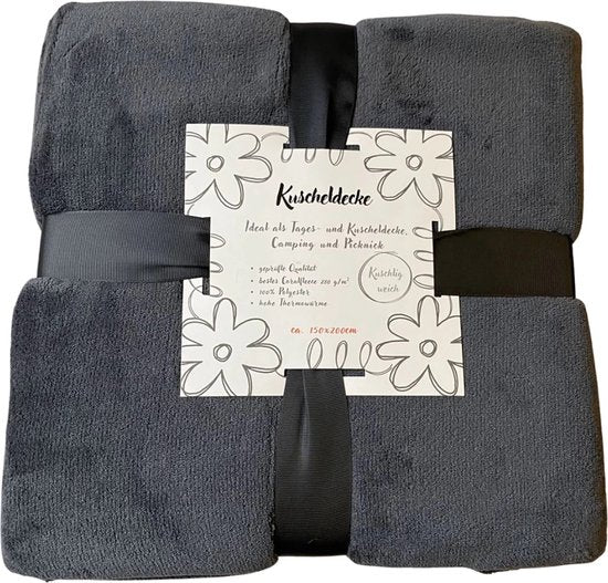 HanSe® Zachte Grote Fleece Plaid 280 grams - 150x200