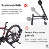 4toolz® Universele vrijstaande Fietsstandaard Mountainbike en Gewone fiets - Zwart