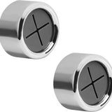 Handdoekhaakje - 2 stuks - 4,3 cm x 4,3 cm - Zilver - Geschikt voor keuken, toilet en badkamer