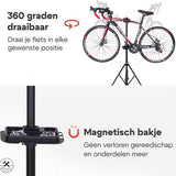 4toolz stevige montagestandaard fiets 2.0 - 30kg max - roterend