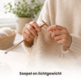 Breinaalden Set Bamboe 36 Stuks Donker Bruin - 18 Verschillende Maten - 35 cm Lang - 2 tot 10 mm Dikte - Ergonomische Breinaald - Kwalitatief Hoogwaardig Bamboe