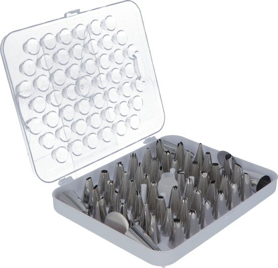 Kleine Spuitmondjes Set 55-delig – Voor Spuitzak – Taart & Cupcake Decoratie