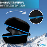 5one® Stevige Universele Hardcase Skihelm Opberg tas - Universeel - Stevig en hoge kwaliteit - Beschermt je skihelm