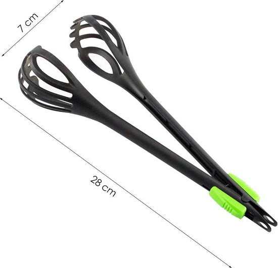 Ei Schep - Zwart - Eierschep - Tang voor Eieren - Schep voor Eieren - Eiertang - Egg Grabber