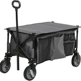 4goodz Strandwagen opvouwbaar met Tafel Afdekking - 5 zakken
