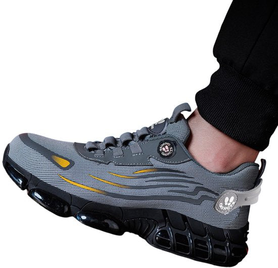 Veiligheidsschoenen Heren - Stalen Neus & Anti-Perforatie Zool - Lichtgewicht, Ademend Werkschoenen