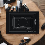 Puzzelmat - Oprolbaar & Opvouwbare puzzlemat - 150 x 100 cm - Zwart
