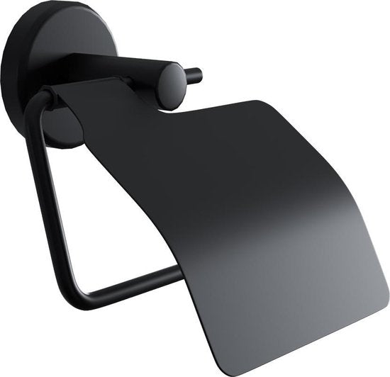 4bathroomz® Oslo toiletrolhouder met klep - WC rolhouder