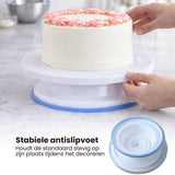 Taartplateau - Draaibaar Taartplateau Anti-slip - Draaiplateau Taart –Turntable Cake - Taartplateau - Draaitafel