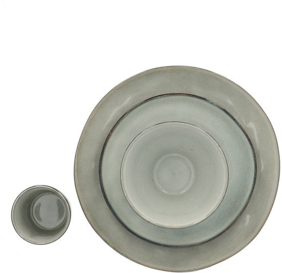 Servies 16 delig 4-persoons - Reactive Glaze