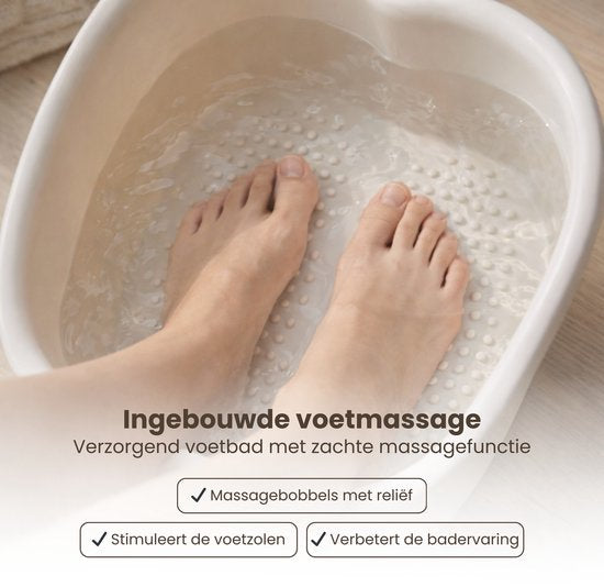 Voetbad Massage - Voetenbad - Voet Spa - Voetverzorging Bad - Ontspannend Voetenbad - 37 33 15