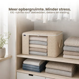 Opbergtas Kleding - 4 Stuks - Organizer voor Dekbed - Opbergzak - Opbergers voor Seizoenskleding