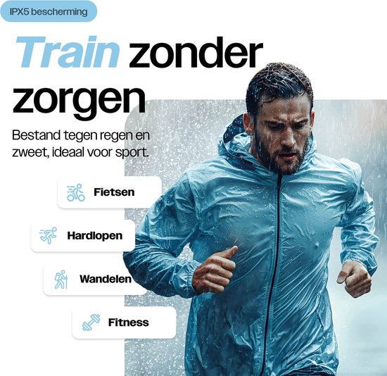 REBØNE® Sport Oortjes - Oordopjes Draadloos - Open ear - Draadloze - Bluetooth Koptelefoon